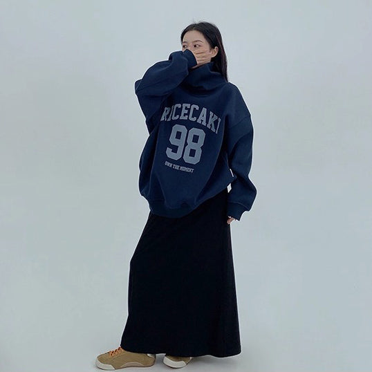 【トップス】アヘビー裏起毛 アメカジ ヴィンテージ風 パーカー ハイネックスウェット【FCシリーズ】