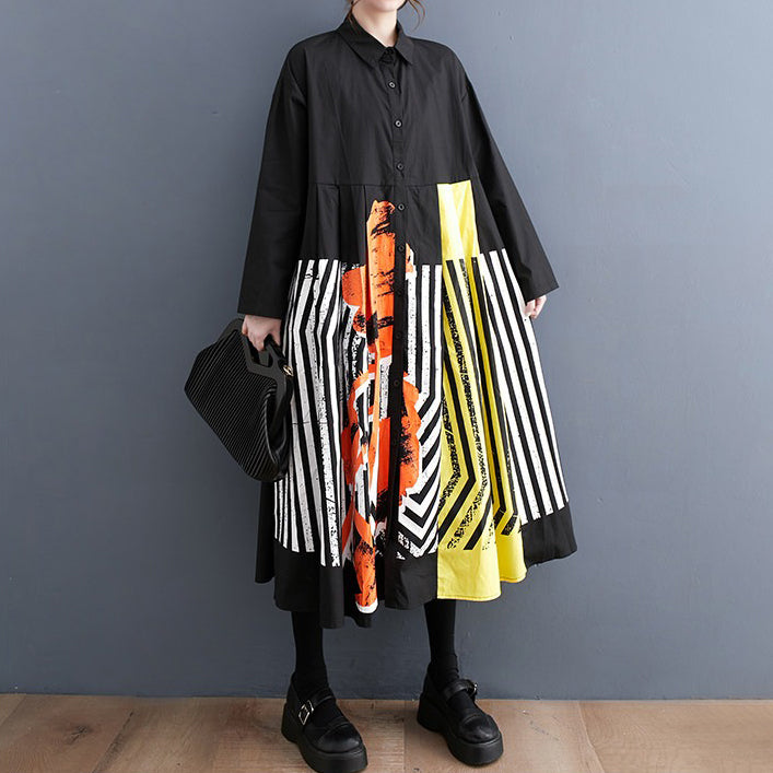 【ワンピース】大きいサイズ レディース 2026春夏新作 ゆったり 花柄切替 カジュアル長袖ワンピース 着痩せ 気質 上品
【SHシリーズ】