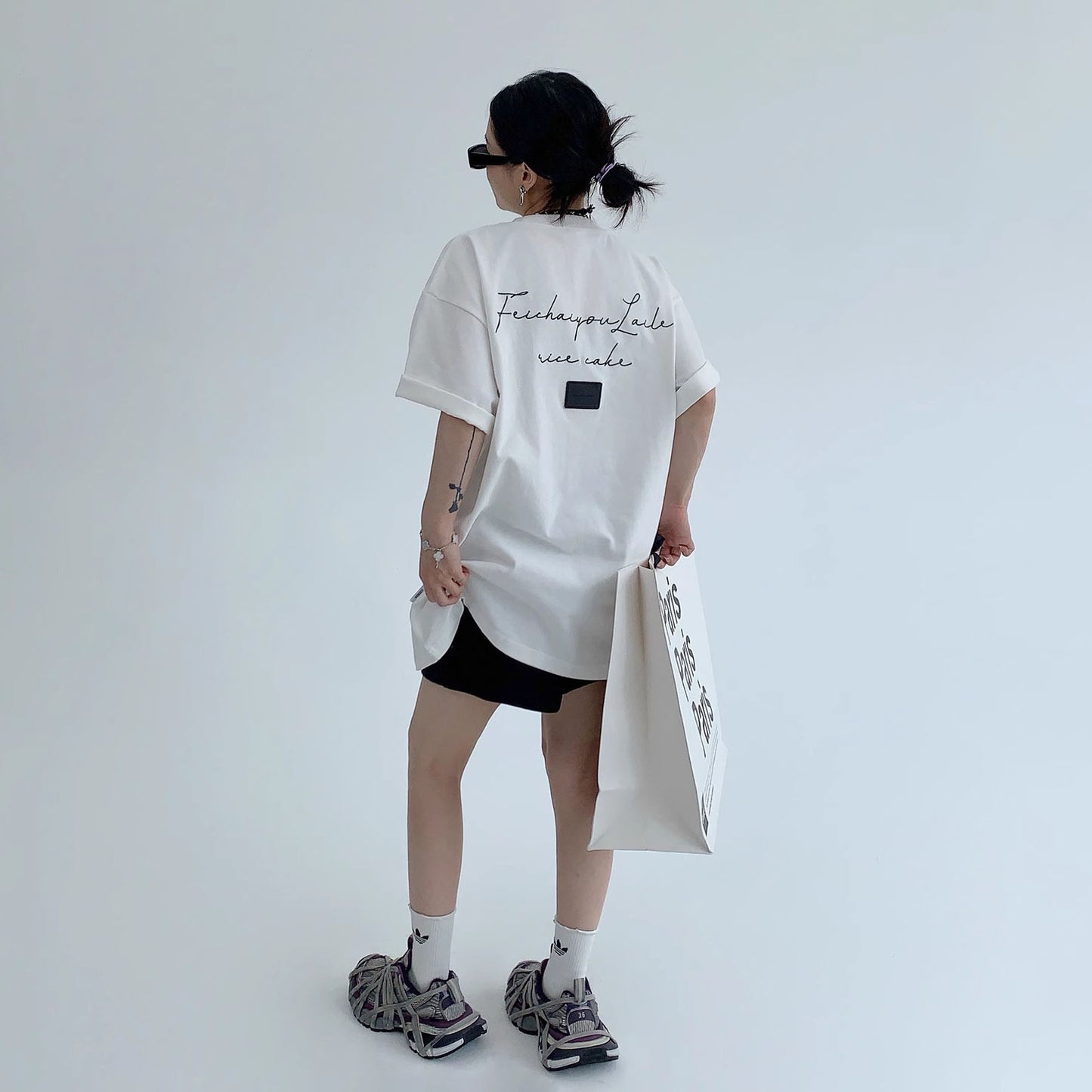 【トップス】【10~15日内発送】夏用 高級刺繍 コットン 半袖Tシャツ【FCシリーズ】