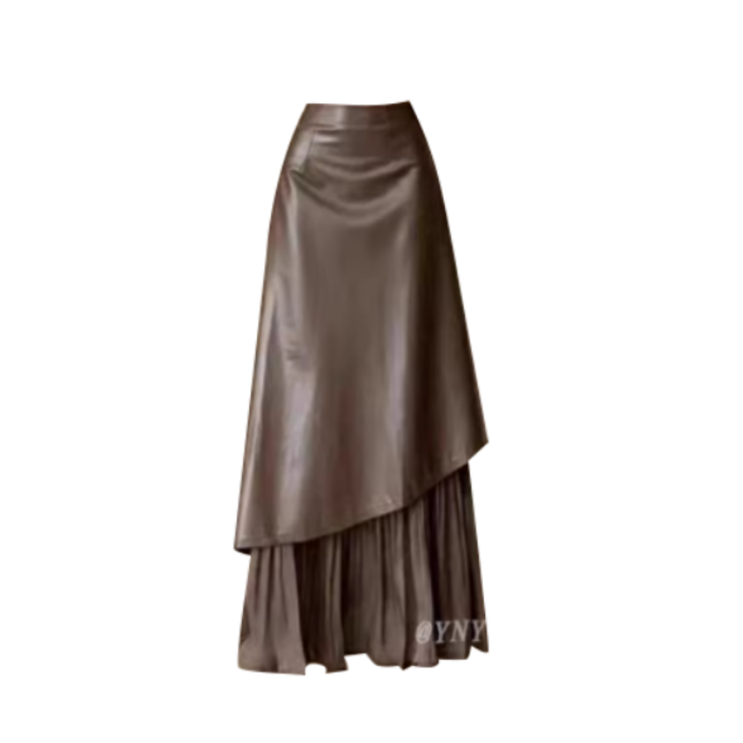 【ワンピース】春 秋 冬 ニット ワンピース + スカート 2点セット 【JZシリーズ】