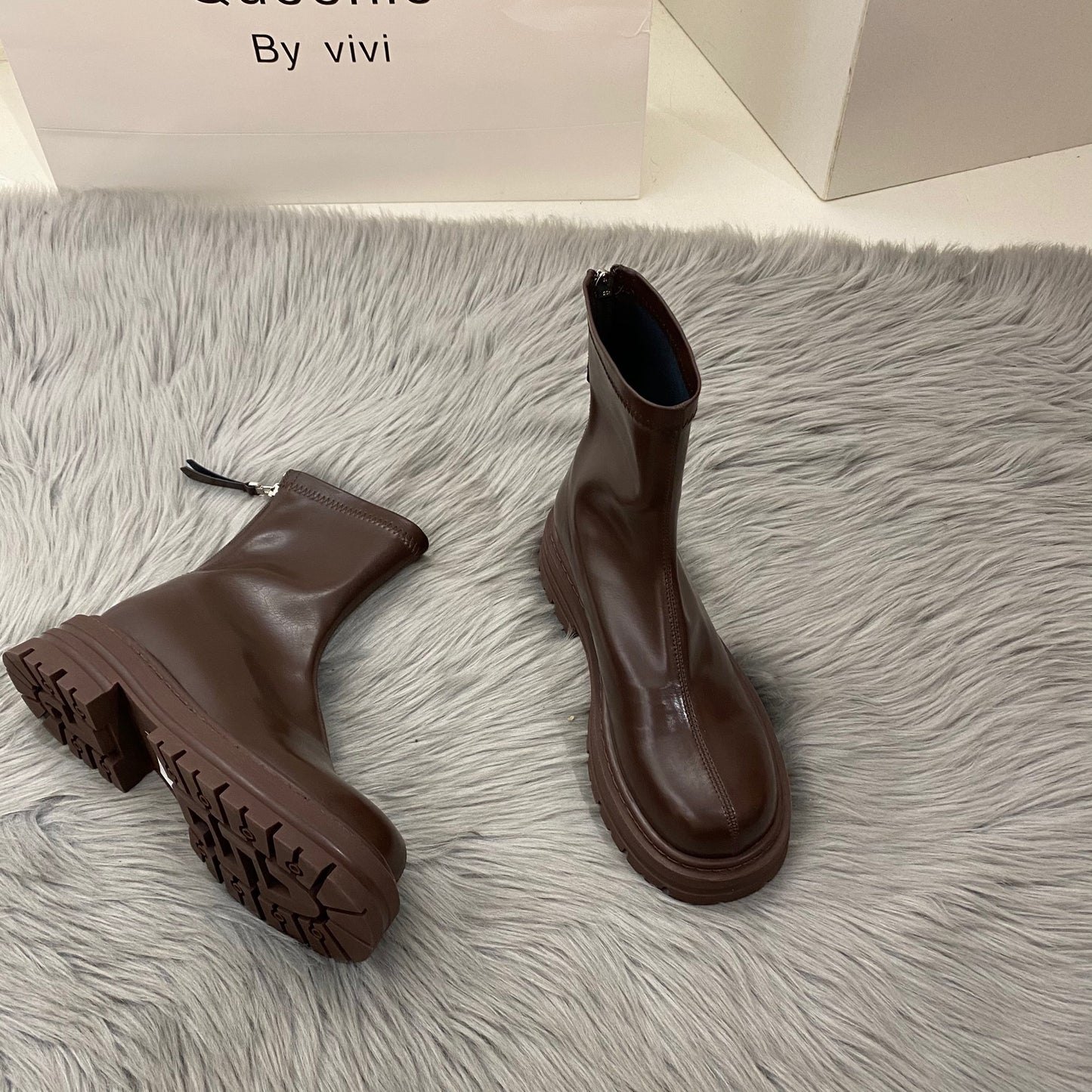 【シューズ】春秋冬 厚底 マーチンブーツ 韓国風 ショート ブーツ