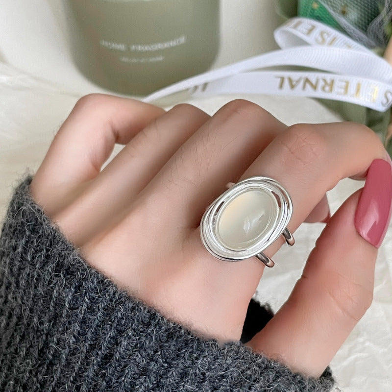 【グッズ】オープン 透かし彫り スリム リング