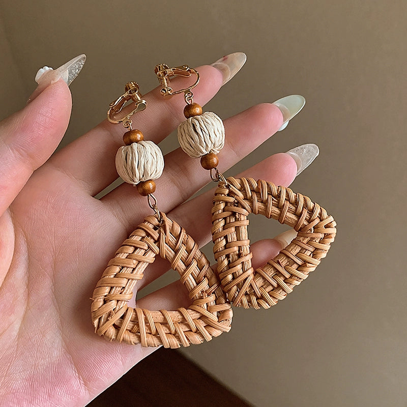 【🎁 B2G1|先行スタート!】【グッズ】ボヘミアン風 高級フリンジ リゾート風 ピアス/イヤリング