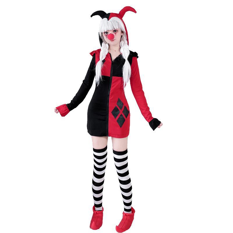 【ハロウィン】大人用 コスチューム サーカス ジョーカー コスプレ ホラー ゴーストパフォーマンス ポーカークイーン レディース