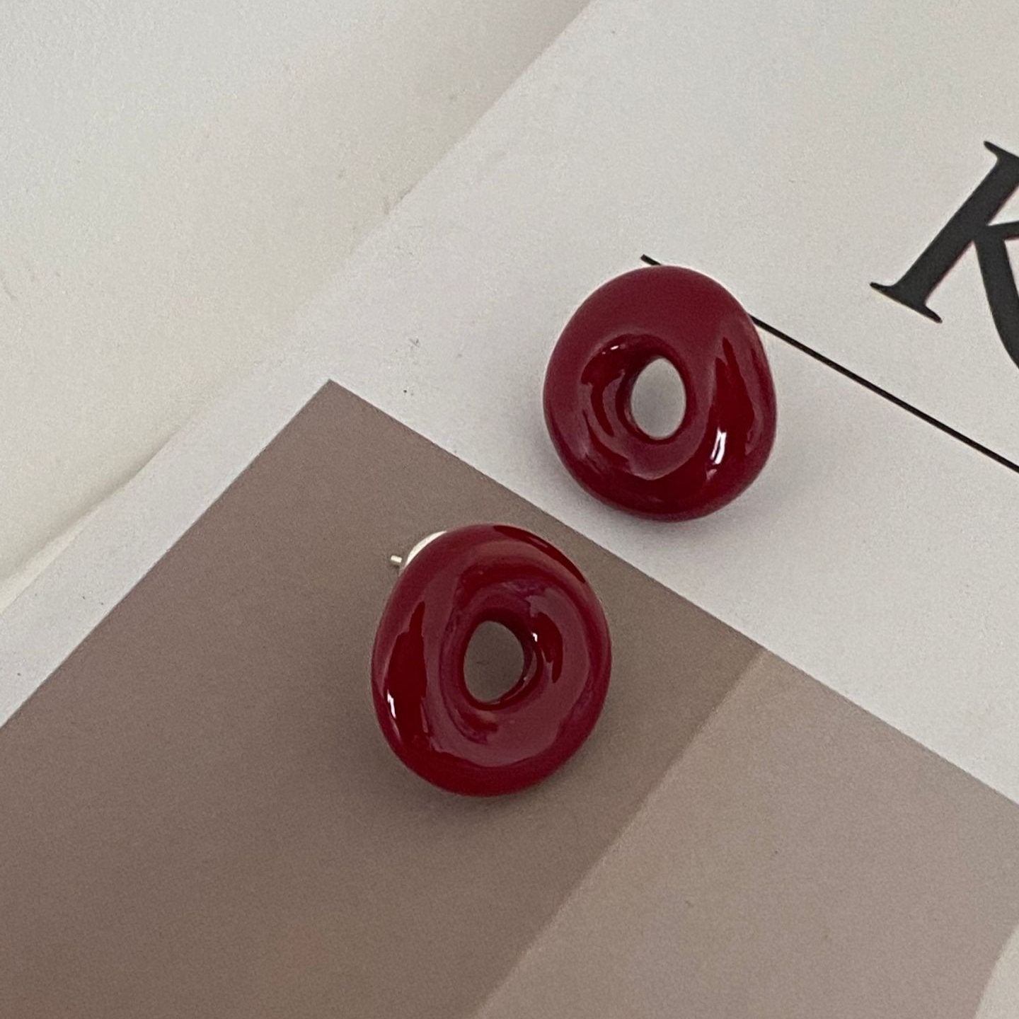 【🎁 B2G1|先行スタート!】【グッズ】シンプル おしゃれ ラウンド イヤリング ピアス