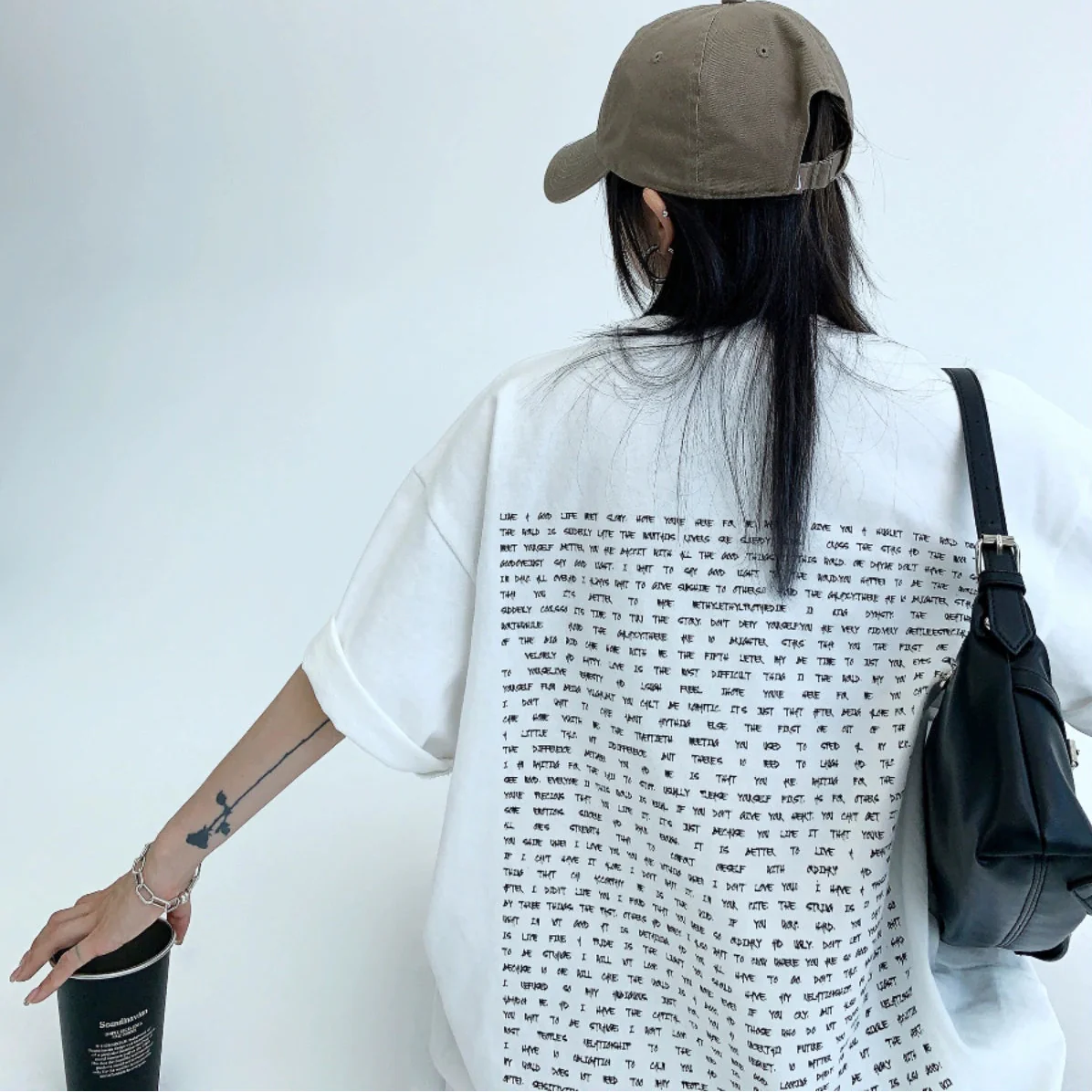 【トップス】 夏 oversize プリント レトロ コットンTシャツ【FCシリーズ】