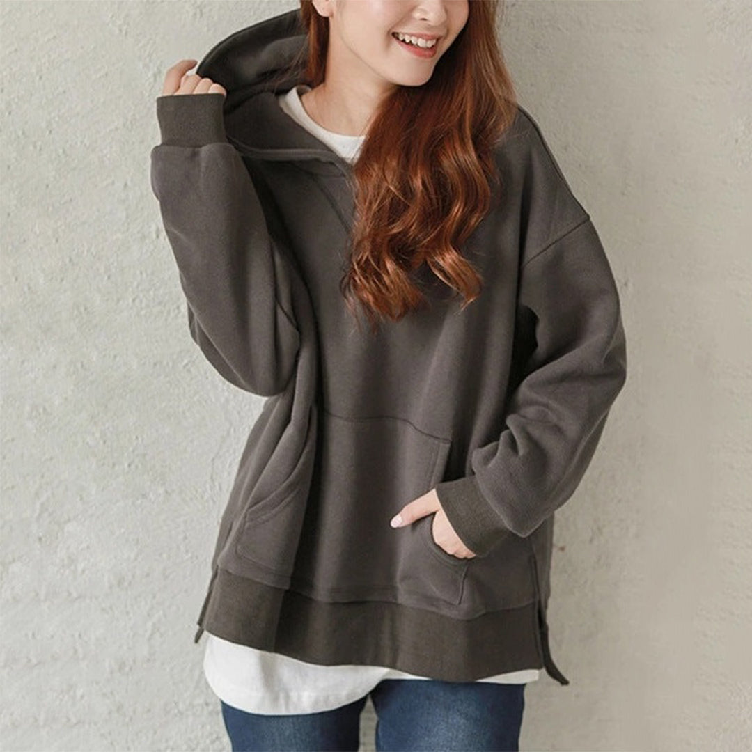 【トップス】秋冬 海外トレンド 合わせやすい oversize フード付きパーカー