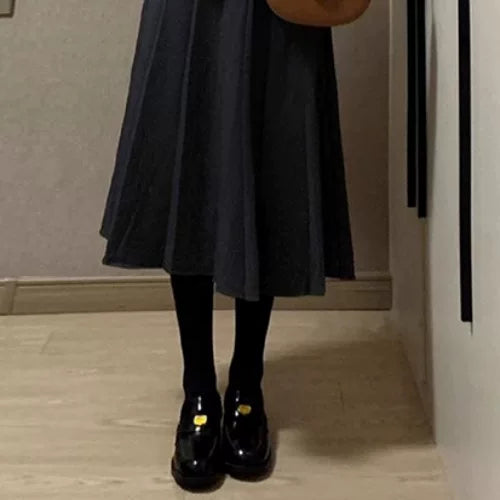 【セットアップ】上品 春 秋 冬 ラウンドネック コート + スカート 2点上下セット 【JZシリーズ】