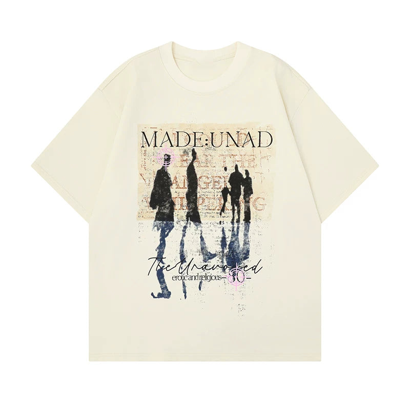 【トップス】ストリート系 グラフィティTシャツ 半袖 ゆったり 夏 ペアルック おしゃれ【FCシリーズ】