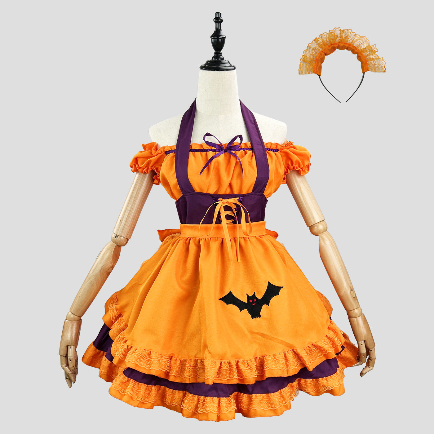 【ハロウィン】コスプレ 衣装 レディース 女王 ドレス ゴシック ダーク 女王様 魔女風 大人用 パーティー 仮装