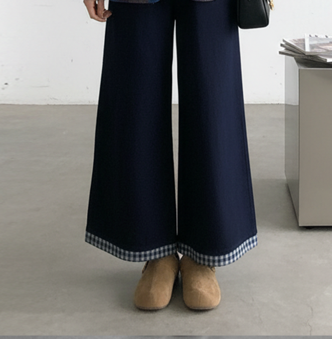 【セットアップ】春 秋 冬 チェック柄 ジャケット + ワイドパンツ 2点上下セット 【JZシリーズ】