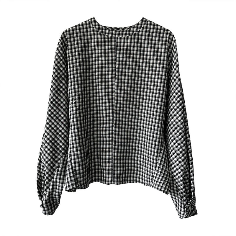 【トップス】春 秋 冬トレンド 格子柄 シャツ 【JZシリーズ】