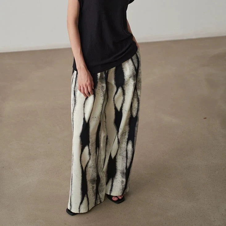 【ボトムス】ハイウエスト 春夏秋 ゆるリラックス パンツ【SHシリーズ】