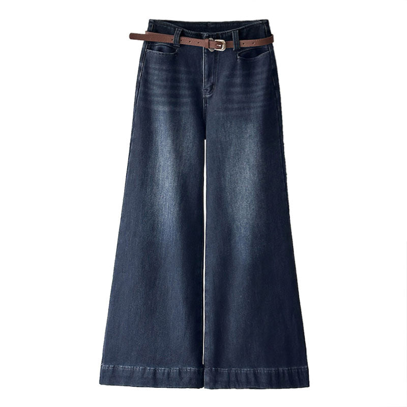 【ボトムス】春 秋 冬 裏起毛 ルーズ カジュアル ワイドパンツ 【SNシリーズ】