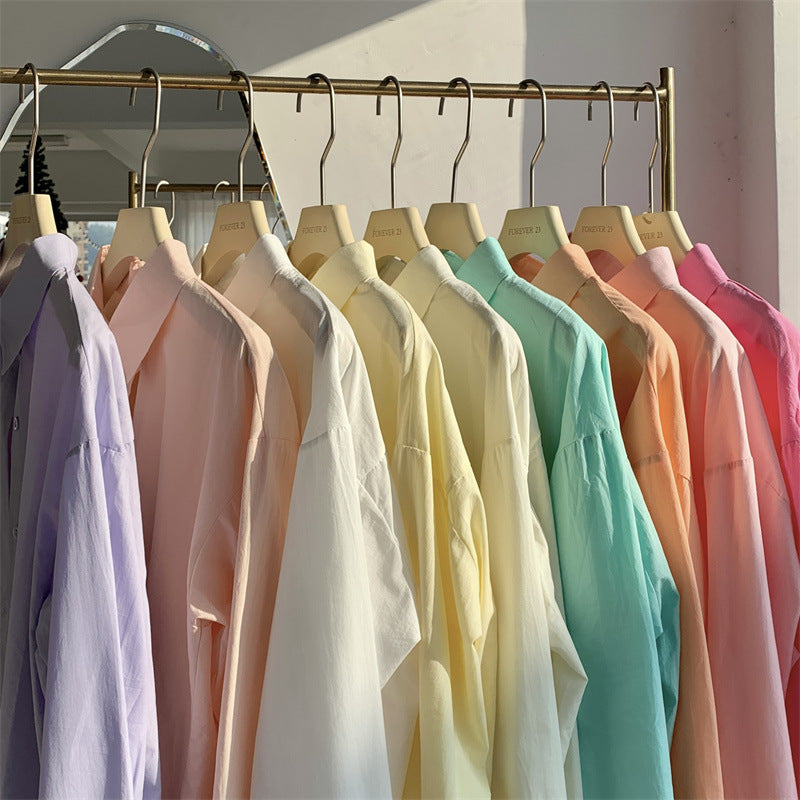 【トップス】ルーズ 春夏 抜群なデザイン シャツ