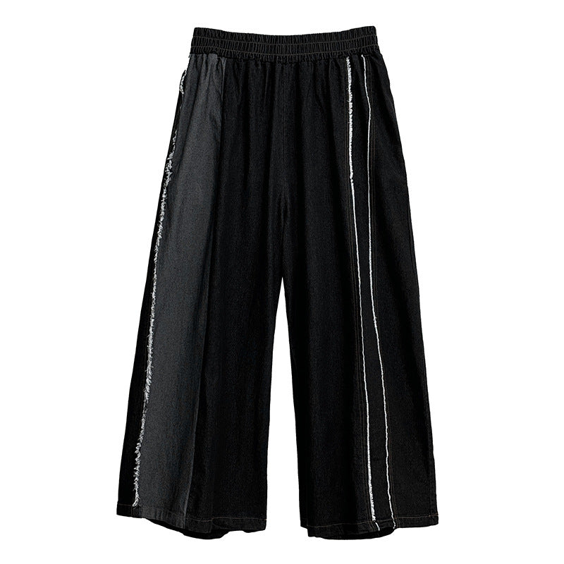 【ボトムス】春秋 配色 ゆったり 合わせやすい ストリート パンツ【AHシリーズ】