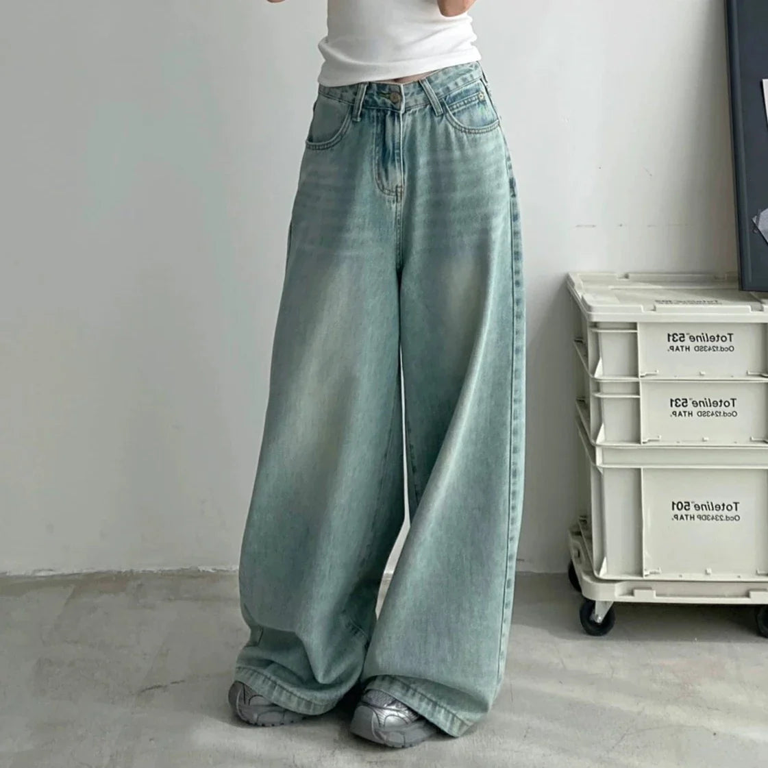 【ボトムス】無地 春夏秋冬 着痩せ効果 デニムパンツ【FCシリーズ】