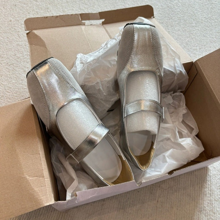 【シューズ】夏春秋 厚底 カジュアル メリージェーン パンプス