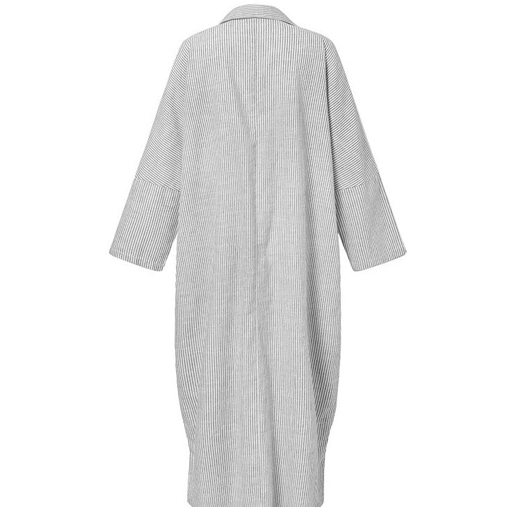 🎉コスパ最強🎉【ワンピース】カジュアル ゆったり 春秋夏 合わせやすい ストライプ柄 ワンピース