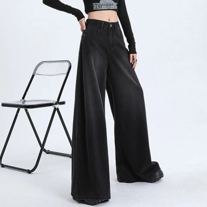 【ボトムス】流行の予感 春夏秋冬 着痩せ効果 ハイウエストパンツ