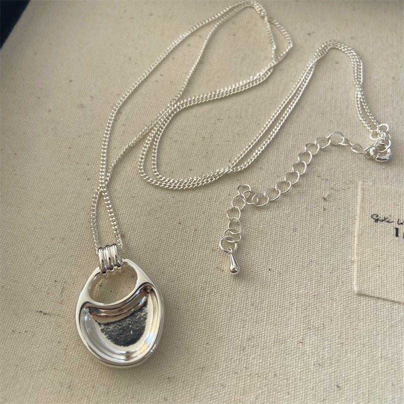 【🎁 B2G1|先行スタート!】【グッズ】秋冬 高級感 不規則なデザイン セーターチェーン ネックレス