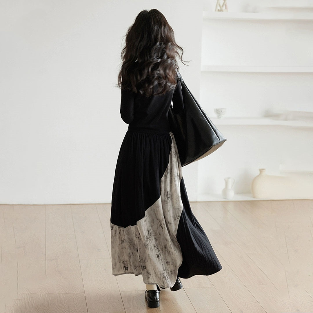 【ワンピース】春秋冬 気質よい 通勤 今季マストバイ 合わせやすい 長袖ワンピース