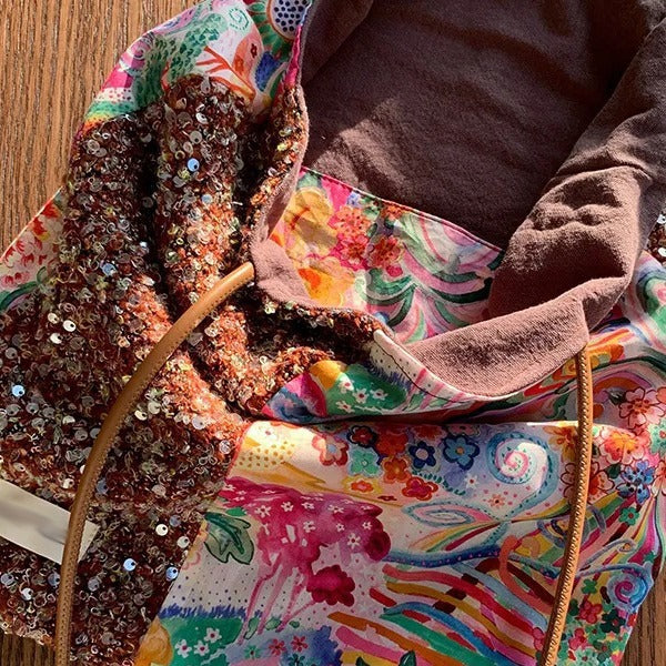 【バッグ】夏 キラキラ装飾 小众デザイン ワンショルダー トートバッグ【SHシリーズ】