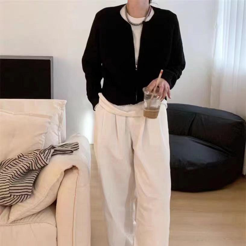 【アウター】秋冬 無地 合わせやすい 厚い保温 カーディガン