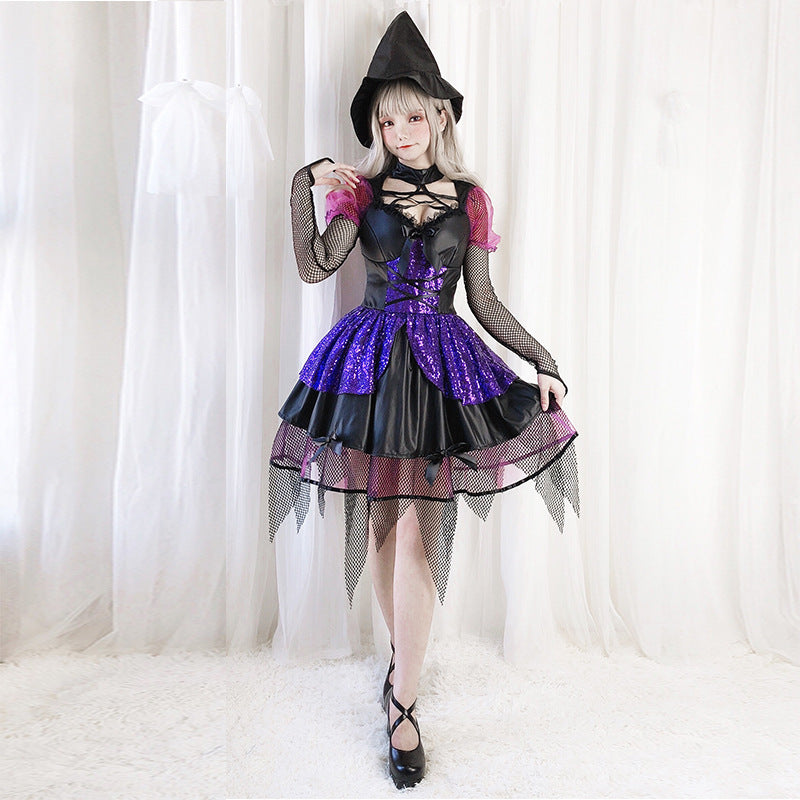 【ハロウィン】コスプレ cosplay リトルウィッチ ウィッチ デビル ヴァンパイア レディース