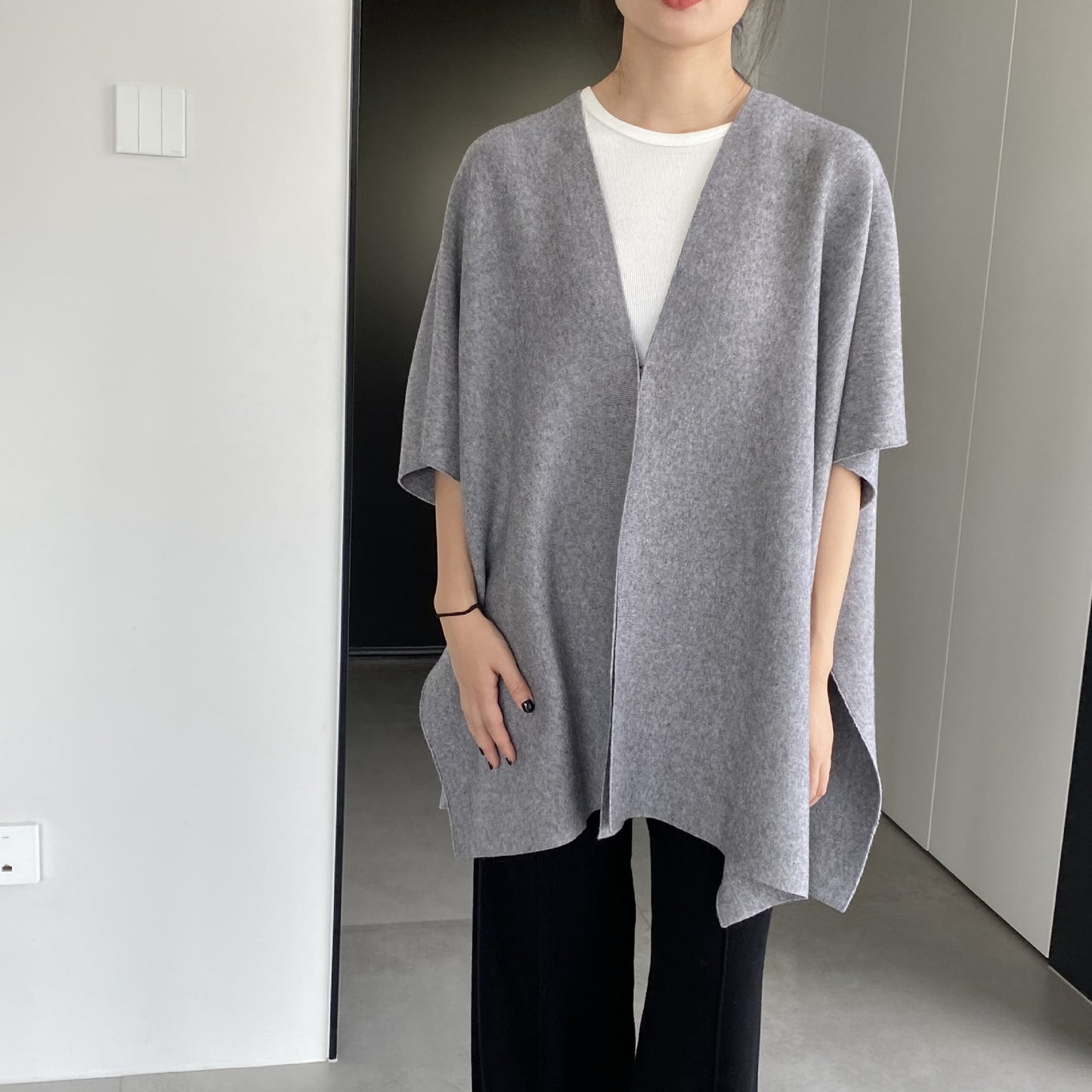 【アウター】上質ショール 春秋 新作 ファッション ゆったり カーディガン