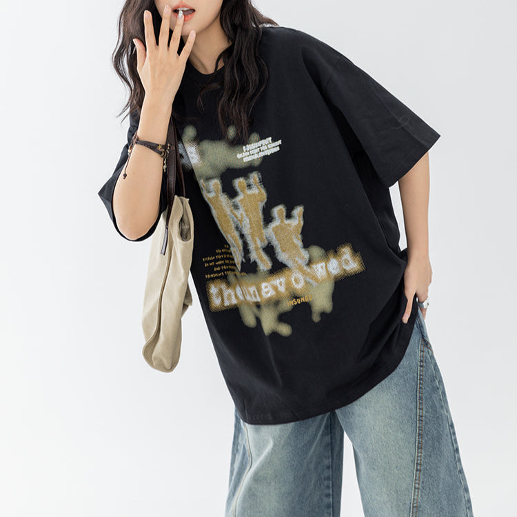 【トップス】夏 アメリカンスタイル ゆったり コットン100% Tシャツ【FCシリーズ】