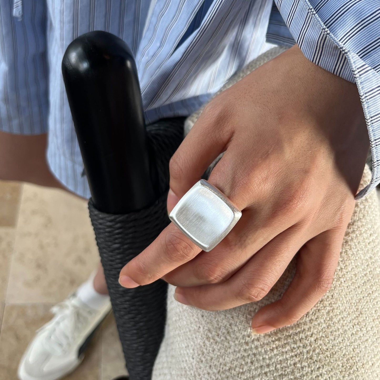 【グッズ】フランスアンティーク風 ヴィンテージ 金属 リング