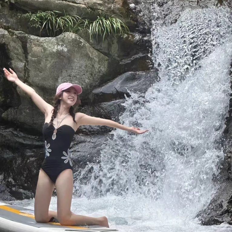 【グッズ】夏 大人可愛い トライアングル型 お腹カバー・スタイルアップ リゾート・ビーチ用 水着 【SHシリーズ】