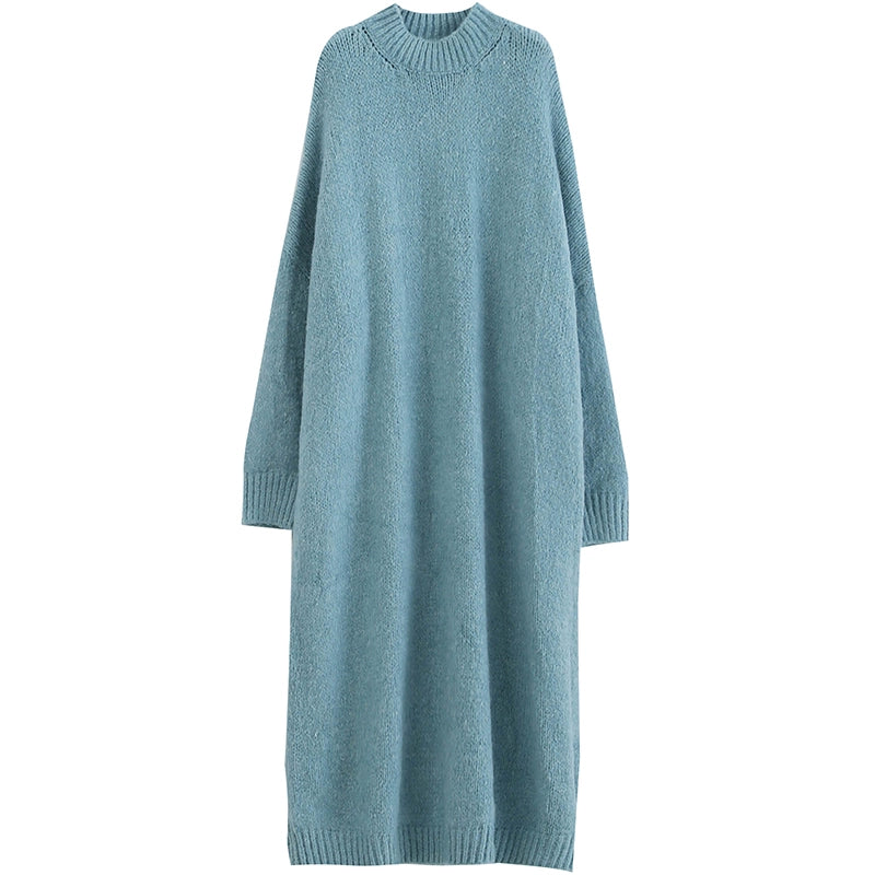 【ワンピース】春秋冬 海外トレンド 気質よい 無地 長袖ワンピース