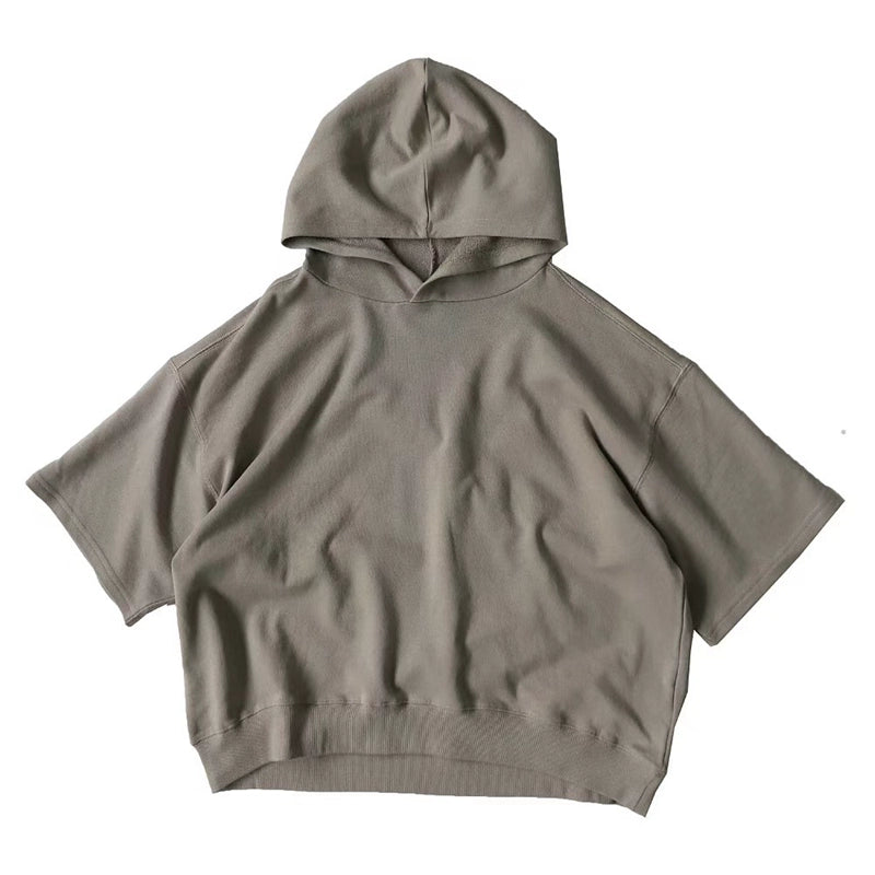 ✨お得感満載✨【トップス】夏 フード付き コットン100% 半袖 Tシャツ 【JZシリーズ】