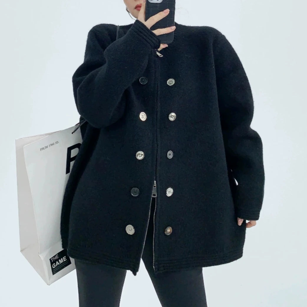 ♡極美品♡ ADORE アドーア　カーディガン　ニット　オーバーサイズ　黒 ♡極美品♡ ADORE アドーア カーディガン ニット オーバーサイズ