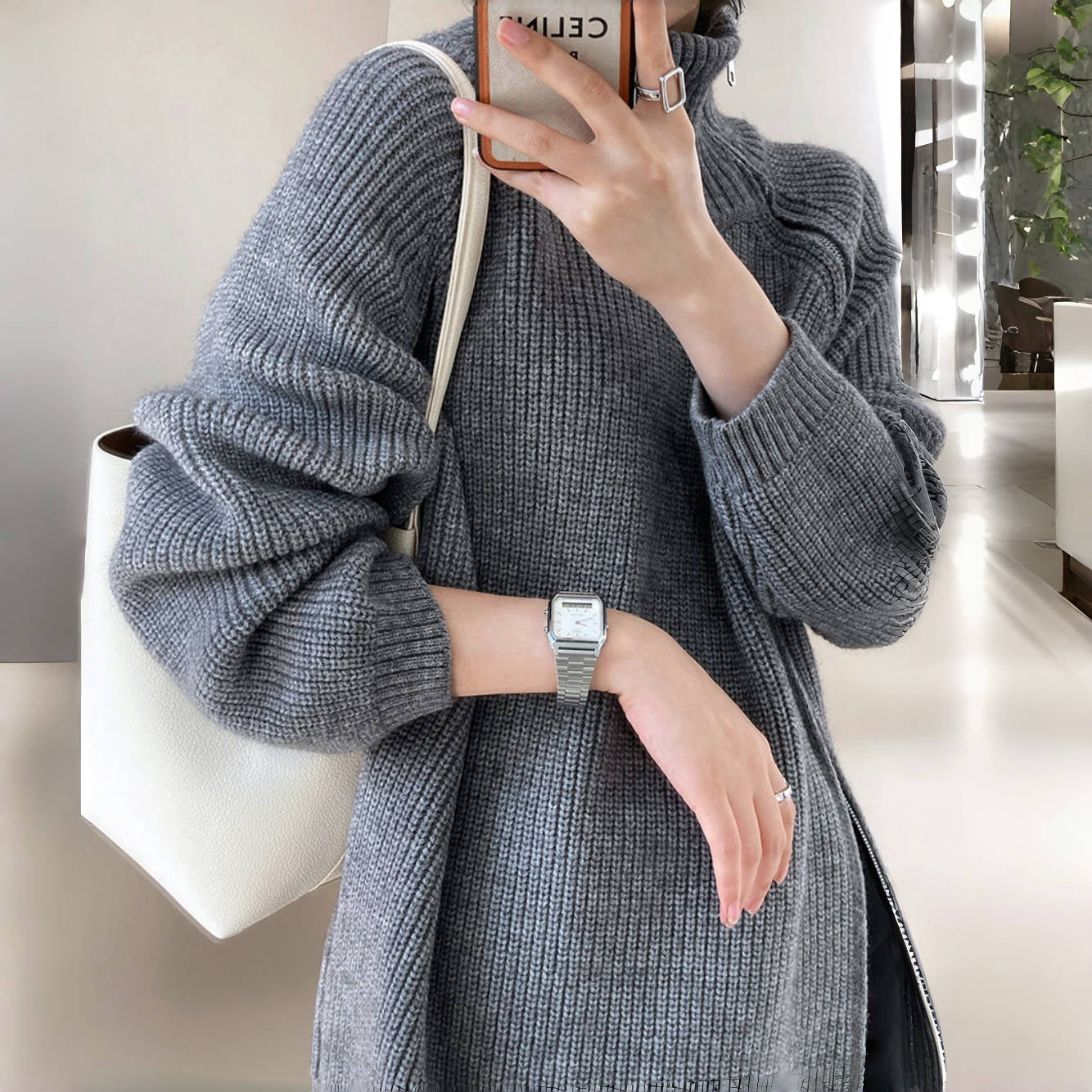 【トップス】春秋冬 海外トレンド 上質 合わせやすい 若見え ニットセーター【SNシリーズ】