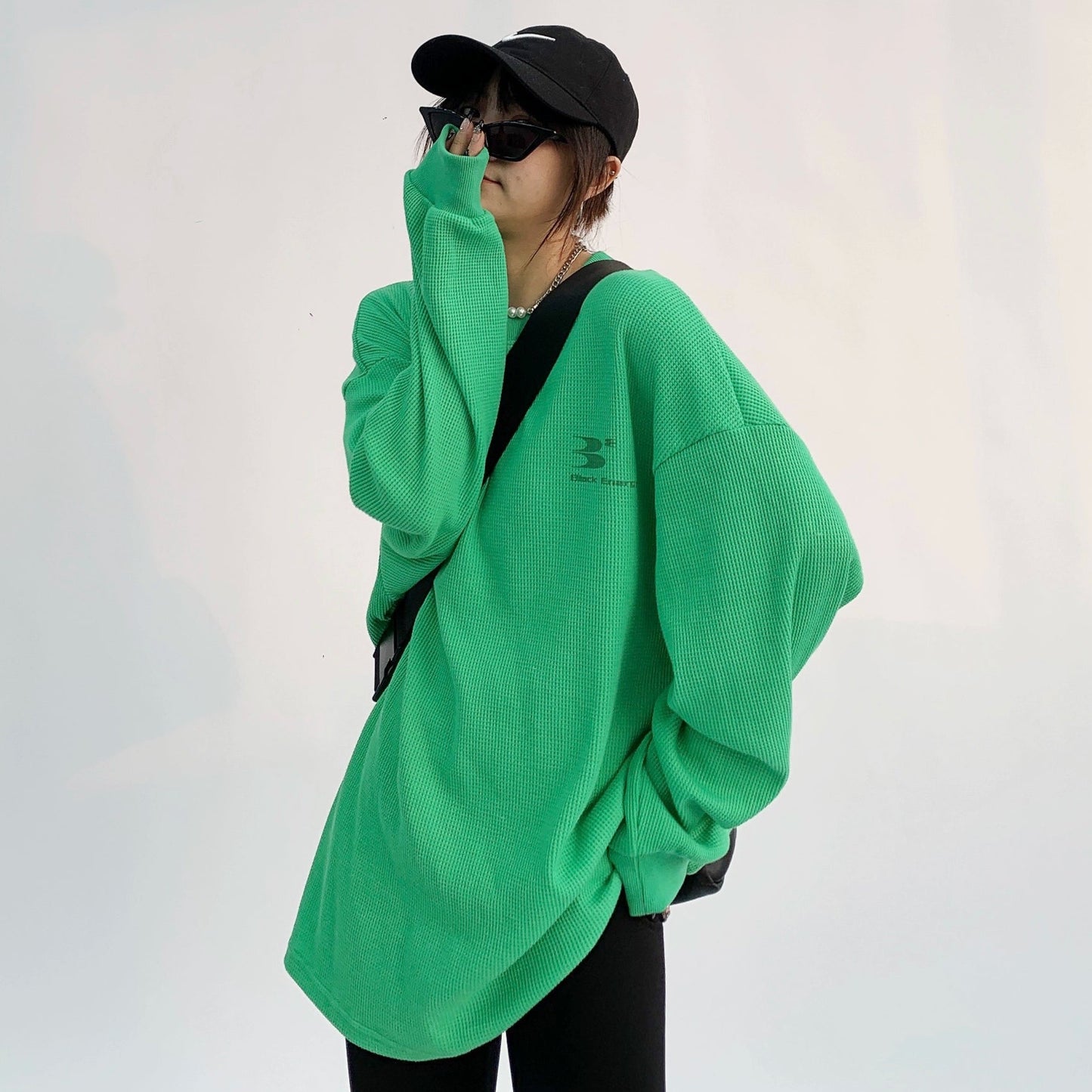 【トップス】春秋 INS 合わせやすい oversize アルファベット Tシャツ【FCシリーズ】