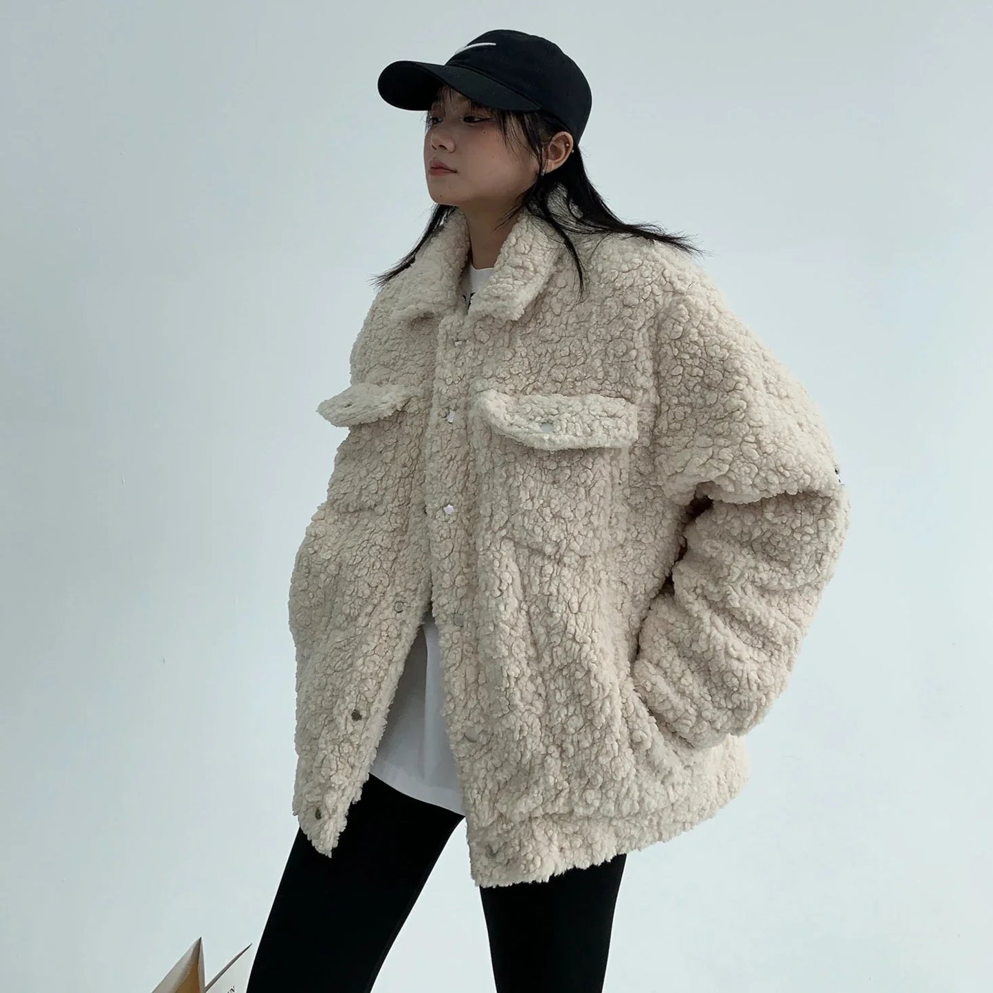 【アウター】 高級ラムウール 秋冬 厚手 ゆったり レトロ 綿入れコート【FCシリーズ】