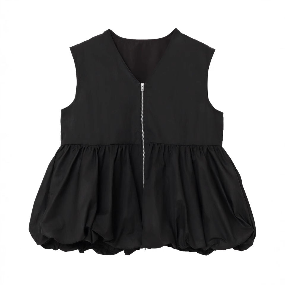 【トップス】Vネック ノースリーブ ベスト 【JZシリーズ】