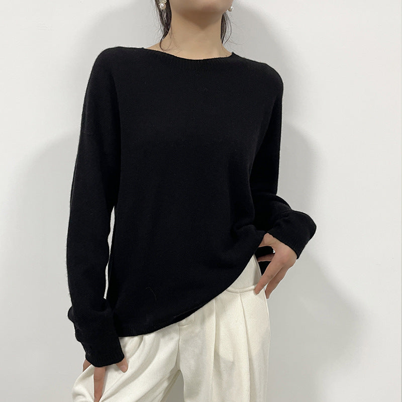 【トップス】秋冬 ウール 高品質 着痩せ 合わせやすい ニットセーター