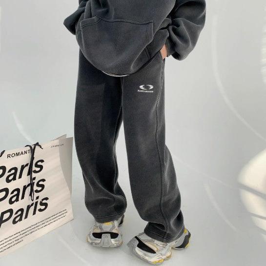 【セットアップ】【単品注文】厚手 ヴィンテージ加工 春秋冬 ゆるリラックス パーカー + パンツ 2点上下セット 【FCシリーズ】