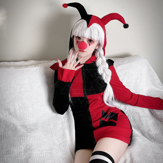 【ハロウィン】大人用 コスチューム サーカス ジョーカー コスプレ ホラー ゴーストパフォーマンス ポーカークイーン レディース