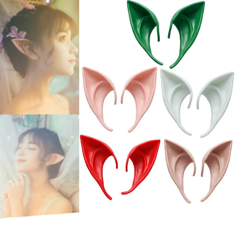 【ハロウィン】エルフ耳 コスプレ 小道具 天使風 つけ耳 ハロウィン 仮装 舞会 パーティー 玩具