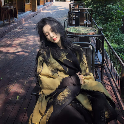 【グッズ】ニューチャイナ 春 秋 冬 保温 ケープ ストール マフラー【AHシリーズ】