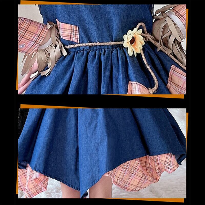 【ハロウィン】大人用 コスチューム スケアクロウ ウィッチ ワンピース ジョーカー コスプレ クリスマス ステージ 演劇 メイド服