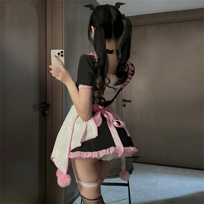 【ハロウィン】セクシー ランジェリーメイド服 コスプレ 制服 ハロウィン タイト ドレス セクシー衣装