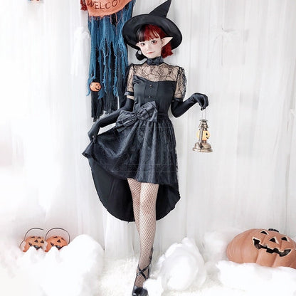 【ハロウィン】大人用 魔女 悪魔 コスプレ セクシー ウィッチ デビル テイルコート ゴーストブライド レディース