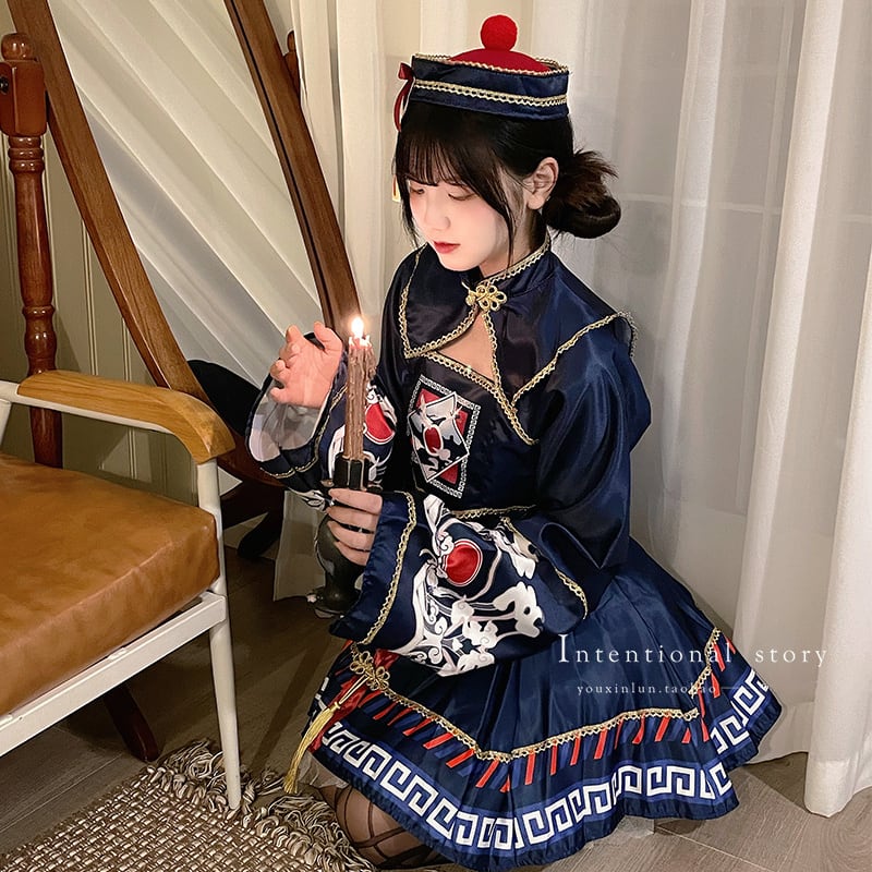 【ハロウィン】二次元 可愛い ゾンビ ロリータ メイド服 ワンピース cosplay ゲーム アニメ衣装