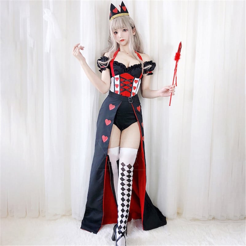 【ハロウィン】コスプレ ポーカークイーン セクシー カジノ ジョーカー 魔女 仮装 舞踏会 レディース
